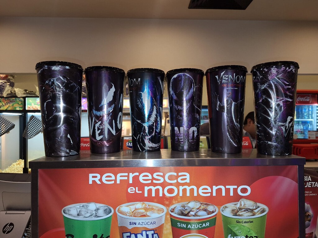 Estos son los vasos y coleccionables de 'Venom' que Cinemex venderá en México: descubre cuáles son y cuánto cuestan 