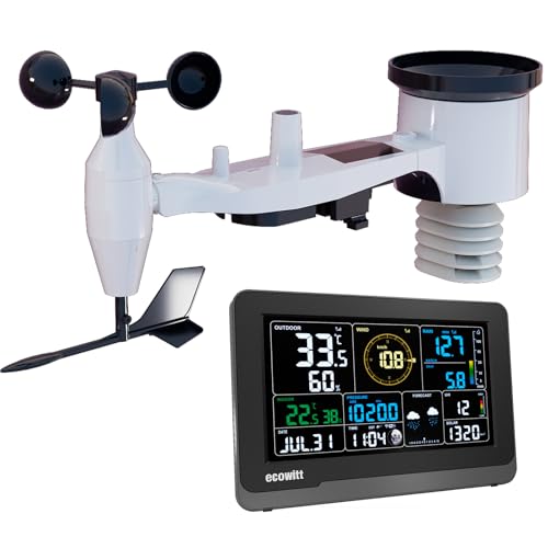 Ecowitt Estación meteorológica Wi-Fi Array 7 en 1 