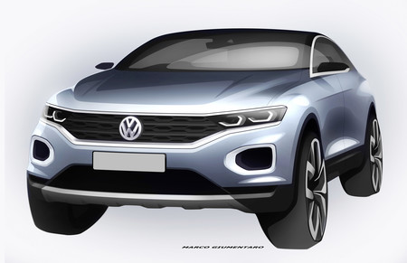 El Volkswagen T-Roc se presentará el 23 de agosto y este par de bocetos le van abriendo paso