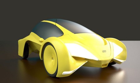 Audi Cetus, un concept propulsado por hidrógeno que emula a los cetáceos para revolucionar la movilidad urbana