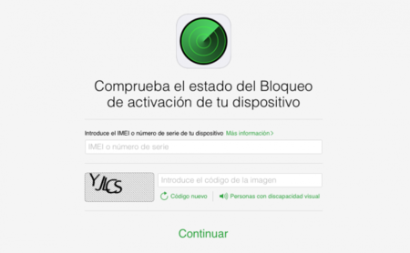 Apple retira la web que permitía comprobar el estado del bloqueo de activación de un iPhone
