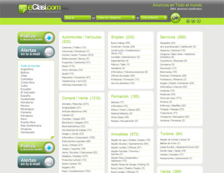 eClasi, nuevo servicio de anuncios clasificados