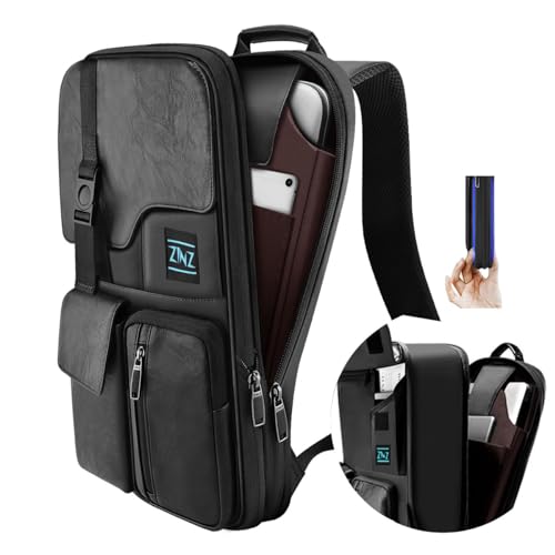 ZINZ Mochila para Computadora Portátil Delgada y Expandible 