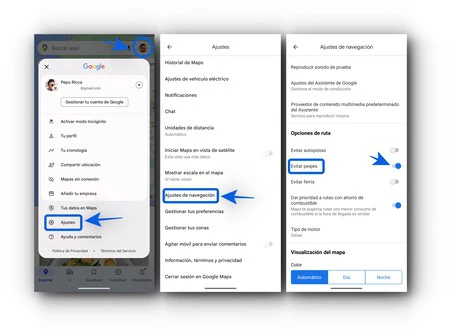 Google マップの料金調整