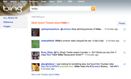 Bing añade los resultados de Twitter / Google también lo hará