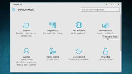 Anclar Configuracion