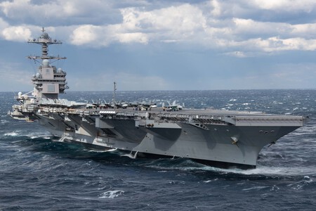 Portaaviones Estadounidense Uss Gerald R Ford 1