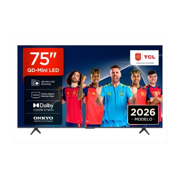 TV TCL QLED P8L 75P8L 75" 4K UltraHD 144Hz Smart TV Google TV HDR10 Dolby Vision