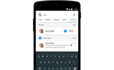 Google ahora permite buscar información dentro de las aplicaciones con la nueva sección "En Apps"