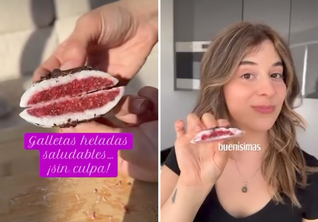 Estas galletas heladas son todo lo que necesitas para calmar la tentación sin culpa, en un día de calor
