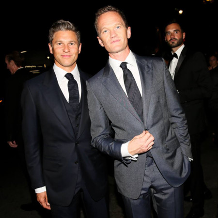 Neil Patrick Harris y David Burtka asistieron al desfile y a la fiesta que ofreció ayer Tom Ford