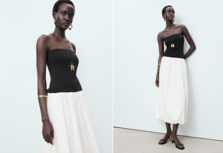 Vestido en blanco