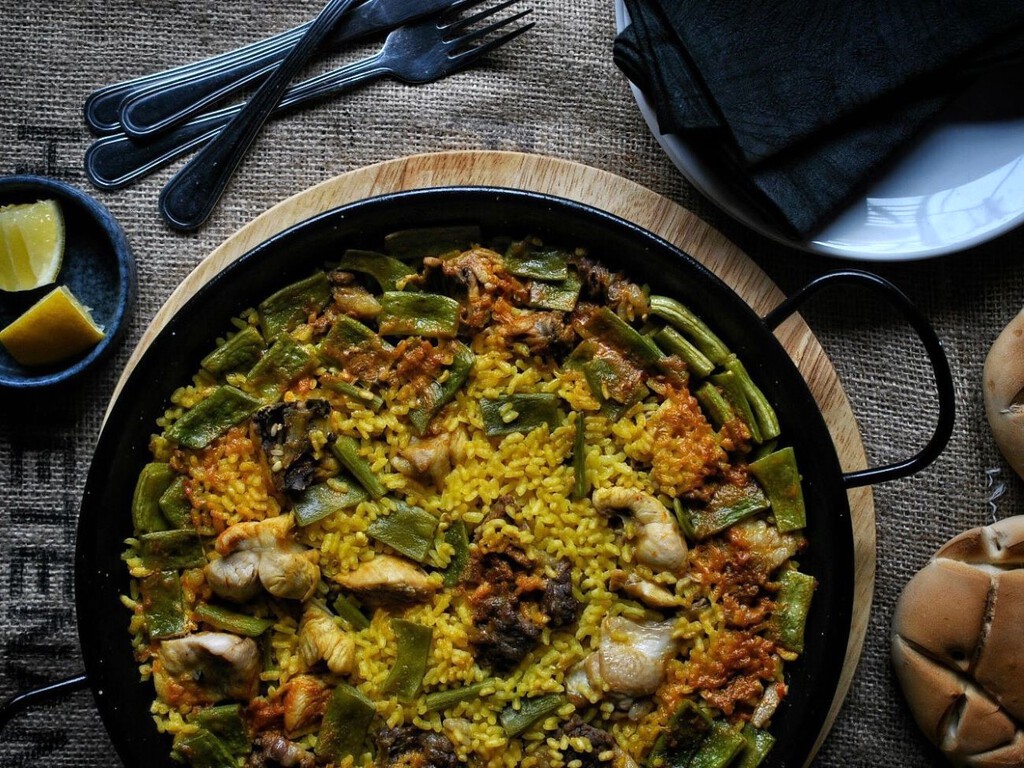 Receta de paella alicantina con pollo