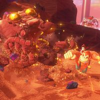 Así de desolador luce Donkey Kong Bananza si destruyes hasta el último escombro, pero necesitarás una paciencia de otro nivel