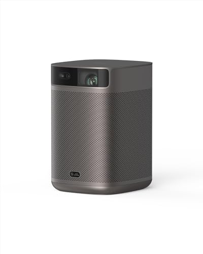 XGIMI MoGo 2 Pro 1080P Mini Proyector Portátil, WiFi y Bluetooth, Android TV 11.0, 400 Lúmenes ISO, Altavoces 2X8W, Soporta 4K, Enfoque Automático, Evitación de Objetos y Adaptación de Pantalla