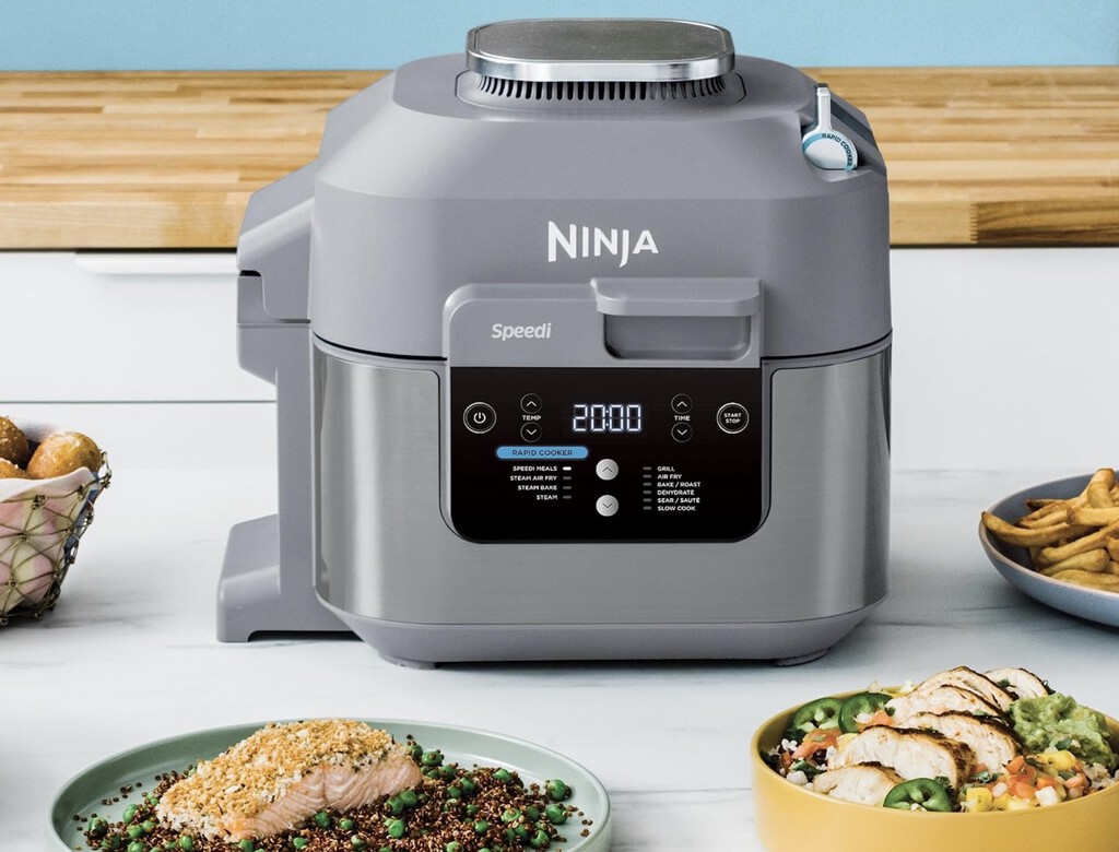 La Ninja Speedi quiere jubilar media cocina y ahora está en oferta: freidora de aire, sartenes y olla en un solo aparato