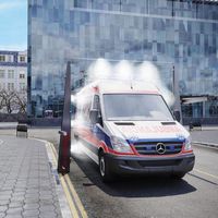 De lavar coches a desinfectar vehículos de SARS-CoV-2: los arcos de lavado se reinventan en tiempo récord