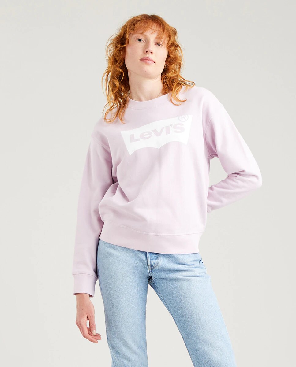 Sudadera de mujer con logo de la marca en el pecho