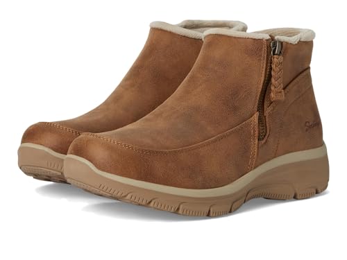 Skechers Botines fáciles de entrar en otoño para mujer, Castaño, 38 EU
