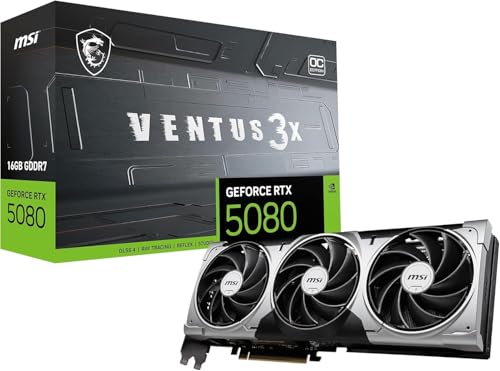 MSI GeForce RTX 5080 VENTUS 3X OC 16GB GDDR7