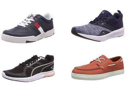 Chollos en tallas sueltas de zapatillas y mocasines Puma, Timberland o Tommy en Amazon