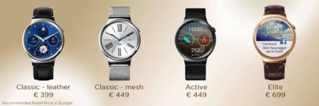 Huawei Watch Precios