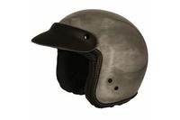 Casco Max Scratch, jet con efecto envejecido