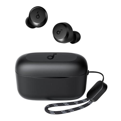 Anker soundcore Auriculares Inalámbricos Bluetooth, Modelo A20i, Tecnología 5.3, Sonido Personalizado con App, 28H Reproducción, Llamadas Nítidas con AI, Diseño Portátil, Color Negro
