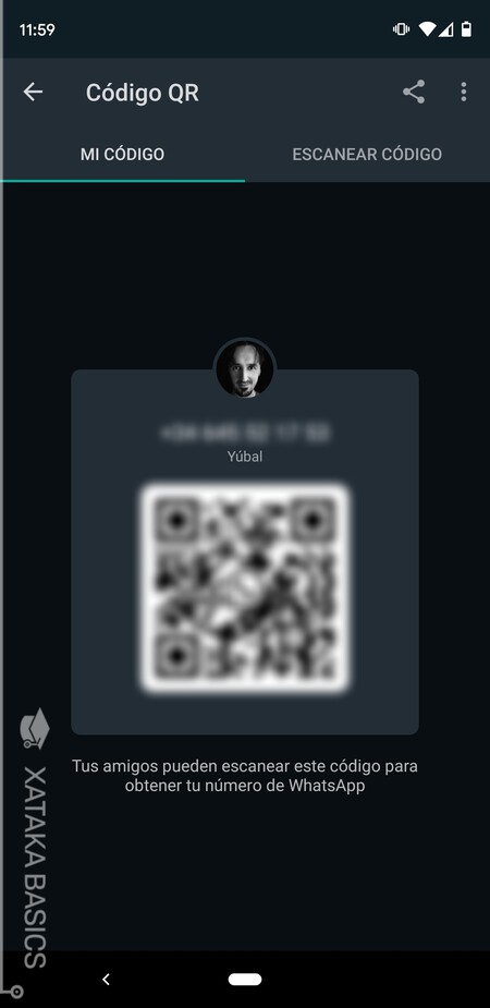 Cómo compartir tu contacto de WhatsApp por código QR