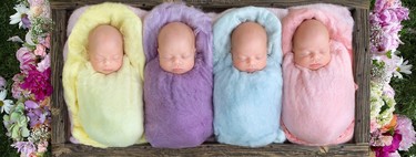 Las más adorables fotos de cuatrillizas idénticas, un caso que se da entre 64 millones de nacimientos