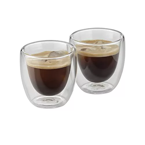 WMF Kult - Juego Dos Tazas de Café Espresso 80 ml de Doble Pared 