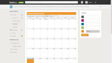Calendario de Toolea