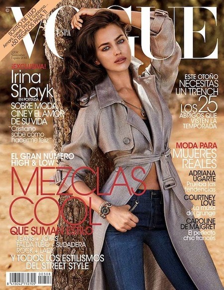 Irina Shayk usa la Vogue, además de para posar, para poner a Cristiano Ronaldo por las nubes