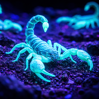 O neon na natureza: por que escorpiões, esquilos, ornitorrincos outros animais brilham sob a luz ultravioleta? 
