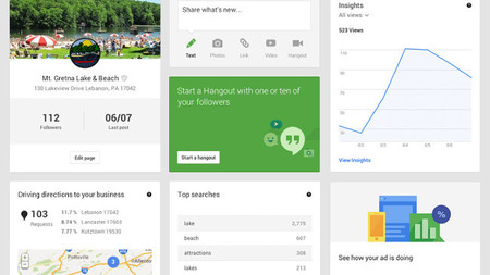Panel de control Google +