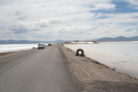 Carretera del salar Salinas Grandes, Argentina