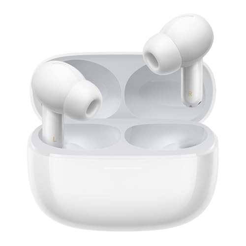 XIAOMI Redmi Buds 6 Pro - Auriculares inalámbricos, cancelación de Ruido, Ligeros, hasta 36 Horas de autonomía, Bluetooth 5.3,Blanco (Versión ES)