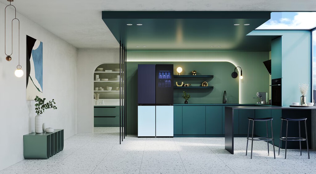 LG trae a España sus frigoríficos más futuristas y vistosos: con pantallas LED dinámicas, altavoces Bluetooth y WiFi