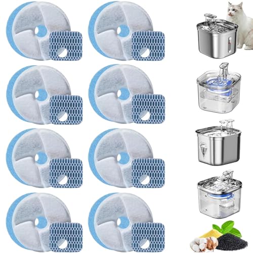 8 PCS Filtros de Fuente de Agua para Gato