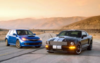 Subaru Impreza WRX STI vs Shelby Mustang GT, comparativa con resultado más que evidente
