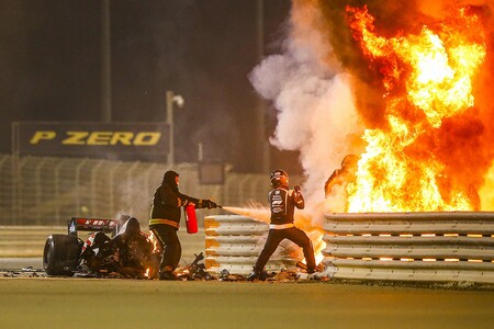 28 segundos en los que años de avances en la seguridad de la Fórmula 1 salvaron la vida de Romain Grosjean