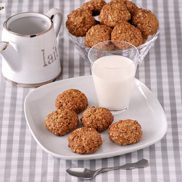 Receta de galletas de avena, naranja y jengibre