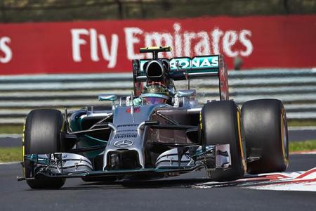 Sin Lewis Hamilton, Nico Rosberg no tiene oposición para hacerse con la pole en Hungaroring