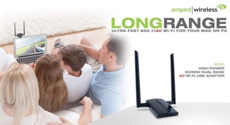 Amped Wireless ACA1, adaptador WiFi 802.11ac de alta potencia