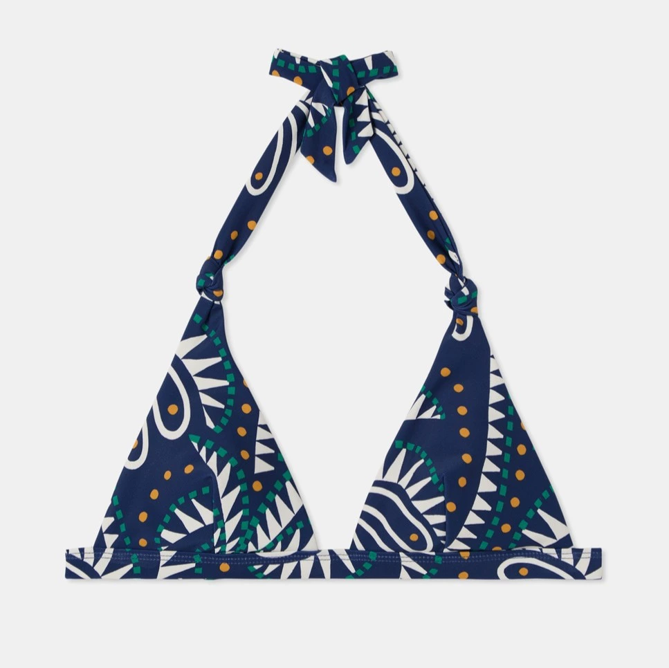 Énfasis
Sujetador halter fijo de bikini