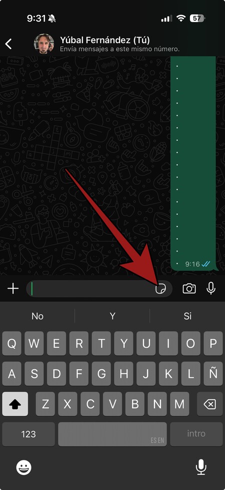 Como criar figurinhas no WhatsApp com uma só palavra - Passo 1