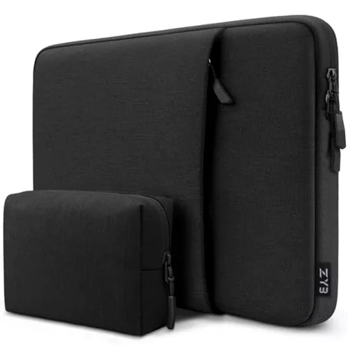 ZYB Funda Portatil 16 Pulgadas,Funda Ordenador 16 Pulgadas para MacBook Pro 16 Pulgadas 2025-2021 Pro MAX M4 M3 M2 M1,16 Lenovo ThinkBook/IdeaPad HP ASUS DELL Acer VivoBook Huawei etc 16 Bolsa-Negro