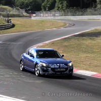 Mazda ha paseado dos mulas del RX-8 en Nürburgring, probablemente con el nuevo motor rotativo híbrido