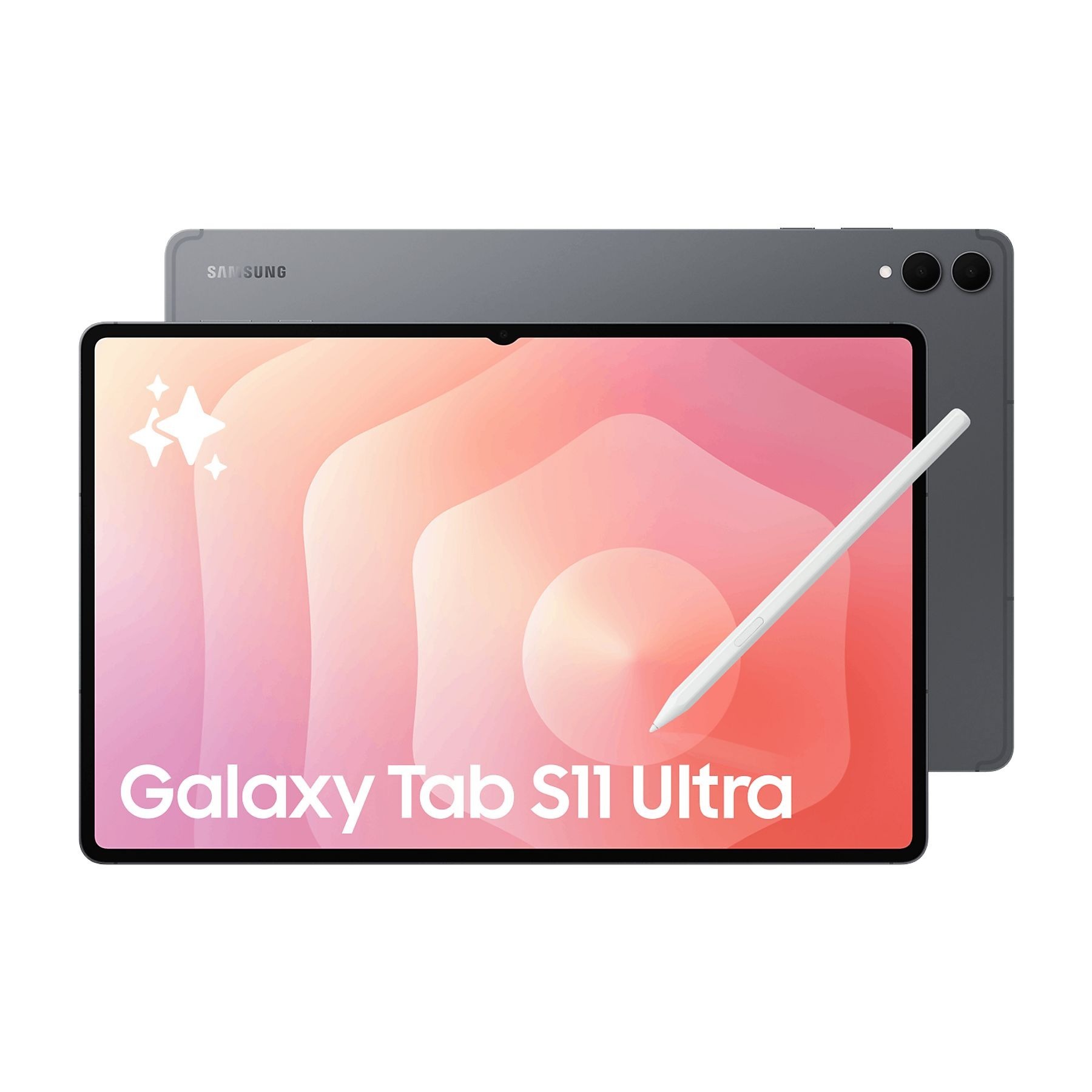 Samsung Galaxy Tab S11 Ultra, 14.6" WQXGA+, 12 GB RAM, 256 GB, Gris, Sin Adaptador de Corriente, con S Pen