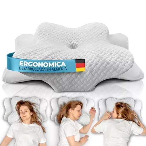 Glückstoff® Almohada de Memory Foam [para Todas Las Posiciones DE Descanso]